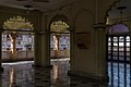 Prayer hall of Nakhoda Masjid, Calcutta's biggest mosque.