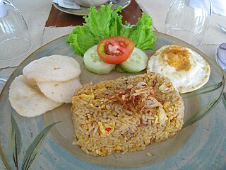 Nasi goreng jawa Javanese-style of fried rice