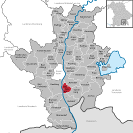 Kaart van Neubeuern