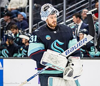 <span class="mw-page-title-main">Philipp Grubauer</span> German ice hockey player (born 1991)