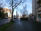 Hermann-Hesse-Straße to the southwest towards Pastor-Niemöller-Platz