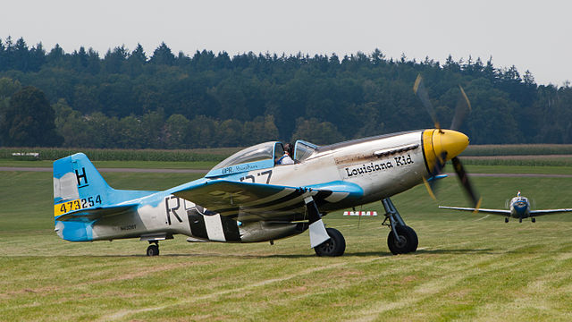 North American P-51D Mustang Louisiana Kid (built in 1944).