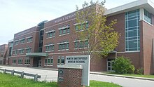 North Smithfield Middle School, opened in 2008-2009 North Smithfield Middle School 2017 Rhode Island.jpg
