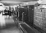 Postkontor, Malmö 1, försorterarexpeditionen (1944).