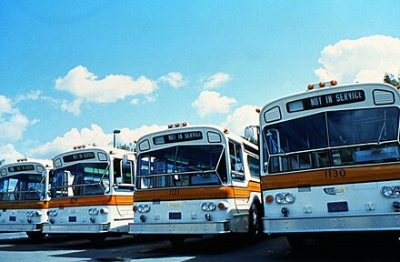 OCTD busses in the 1980s
