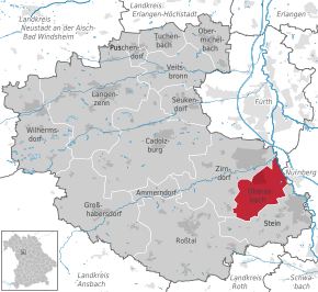 Poziția localității Oberasbach
