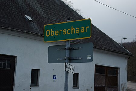 Oberschaar Ortsschild