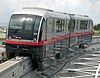 Okinawa City Monorail at Akamine station