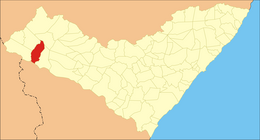 Olho d'Água do Casado - Carte