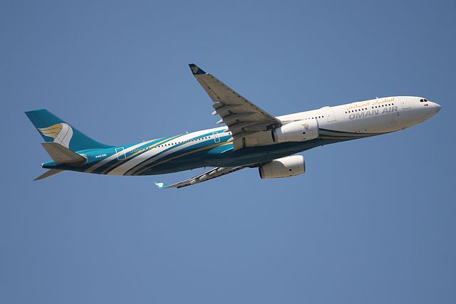 A former Oman Air Airbus A330-300 which has been phased-out due to restructuring measures in 2024.