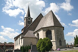 De kerk Saint-Aubain