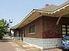 Orillia Canadian National Railway Station and semaphore.JPG