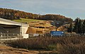 Kreisverkehr an der S 173 und der Kohlbergtunnel