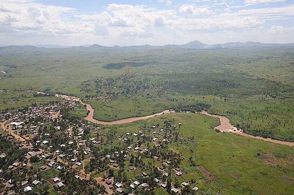 Bunia from the air