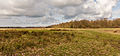 Panorama van de open vlakte. Locatie, natuurgebied Delleboersterheide – Catspoele.