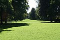 English: South-looking view of the north-south corridor of Patrik Rosengrens Park in Lund, Sweden. Svenska: Sydlig vy av den nord-sydliga korridoren av Patrik Rosengrens park i Lund.