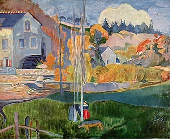 Gauguin: David-møllen i Pont-Aven, 1894