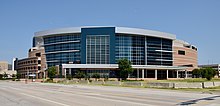 The Oklahoma City Thunder plays at the Paycom Center, since 2008. Paycom Center, Oklahoma City (Sep. 2021).jpg