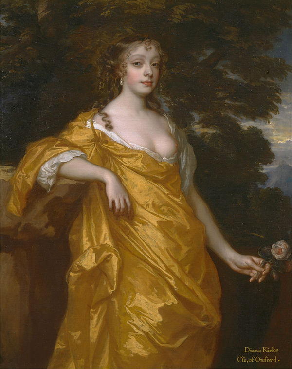 Diana Kirke de Vere, 20th Countess of Oxford by Peter Lely