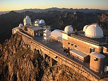 The observatory on the Pic du Midi de Bigorre.