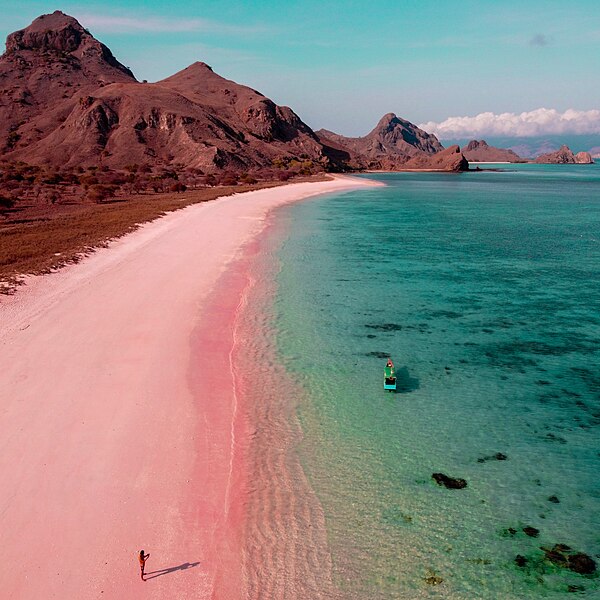 Pink beach