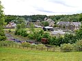 From the north west, across the colliery tracks