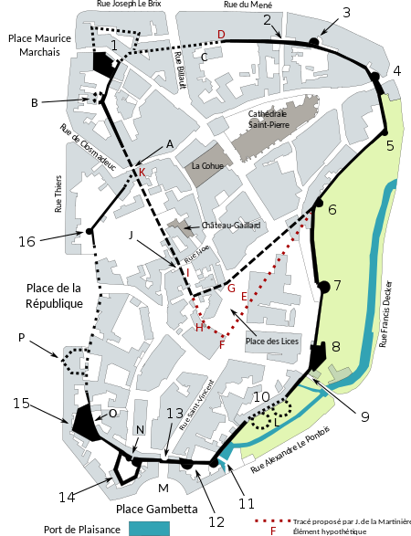 Plan détaillé des remparts de Vannes.svg