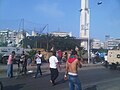 Police and army in port said arrives to the attack area.jpg
