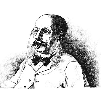 Portrait d'Adolphe Ponet par Talp (4 janvier 1885).