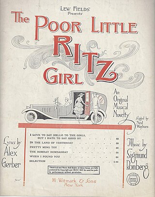 <i>Poor Little Ritz Girl</i> Musical