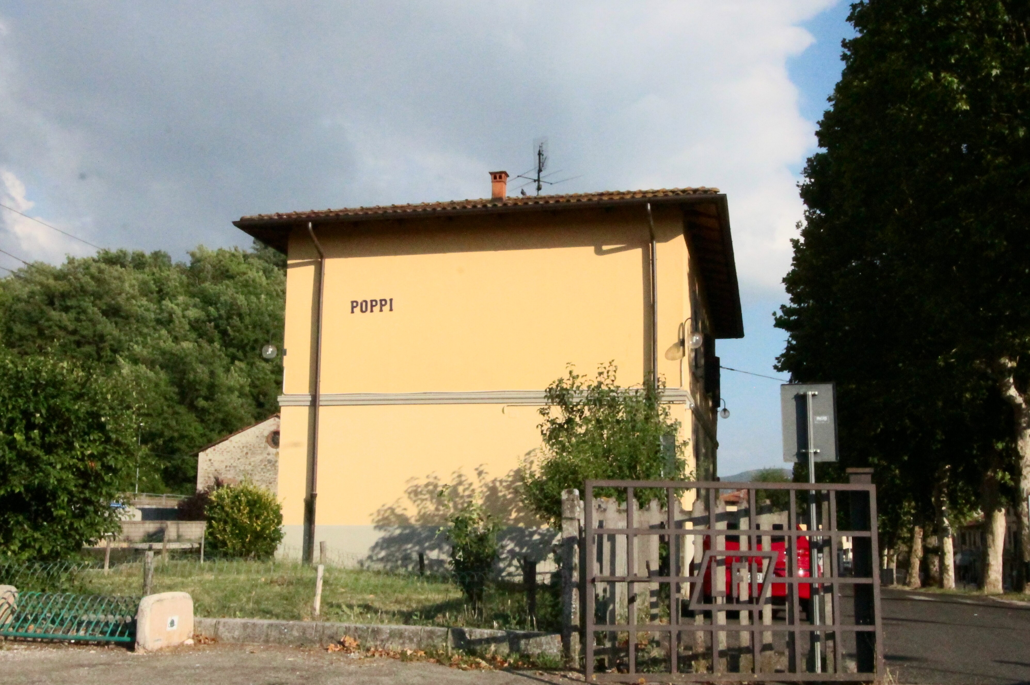 Ponte a Poppi Map Village Poppi Casentino Tuscany Italy