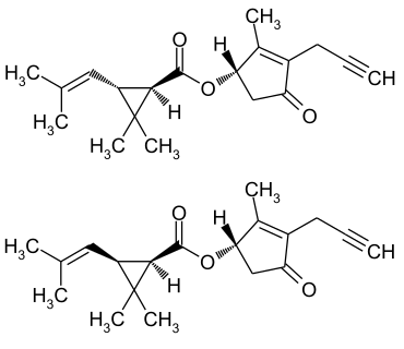 Structure of Prallethrin