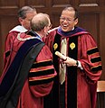 President Aquino during his conferment ceremony at the Lecture Hall of the Keating Hall, Fordham University, New York.jpg