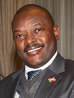 Pierre Nkurunziza President of Burundi from 2005 to 2020