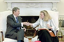 President Ronald Reagan and Peggy Noonan.jpg