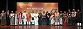 একুশে পদক ২০১৪ অনুষ্ঠানে প্রধানমন্ত্রী শেখ হাসিনা ও অন্যান্য পদক বিজয়ীদেরর সাথে অনুপম সেন