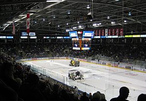 Interior with new video cube (2009)