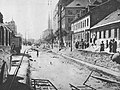 Przebudowa ulicy przed 1939 rokiem