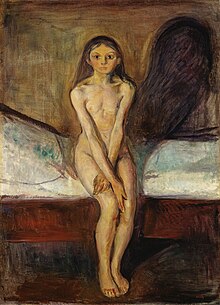 Edvard Munch.jpg tarafından Puberty (1894-95)