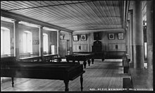 Pequeno seminário, sala de recreação, por volta de 1900.
