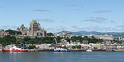 Panorama Québecu s Château Frontenac