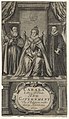 Queen Elizabeth I; William Cecil, 1st Baron Burghley; Sir Francis Walsingham by William Faithorne.jpg
