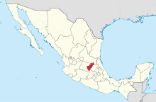 Queretaro in Mexico (location map scheme).svg