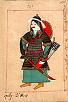 Um guerreiro otomano da era clássica.