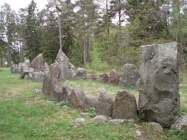 Skeppssättning, Rannnarve, Gotland