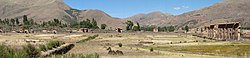 Raqchi archaeological site Peru (overview).jpg