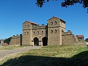 Reconstructed Gatehouse - Arbeia Roman Fort - geograph.org.uk - 539384.jpg