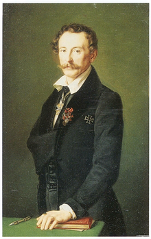 Т. Гильдебрандт. Портрет Герхарта Рейтерна, 1838