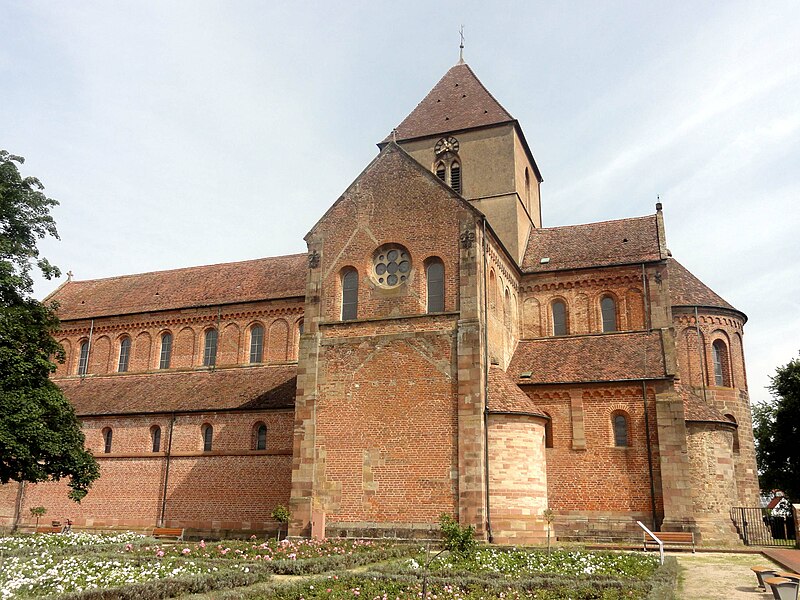 File:Rheinmünster, Klosterkirche Schwarzach, Ansicht von Süden 2.jpg