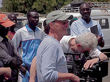 Robert Bilheimer e Richard Young no Senegal durante as filmagens
